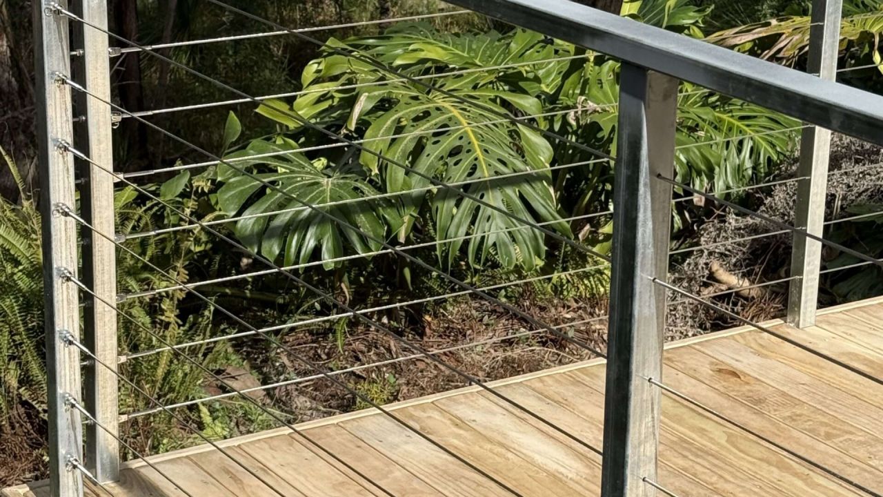 timber deck and balustrade Lindfield