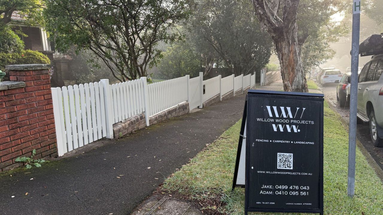 front picket fencing Roseville