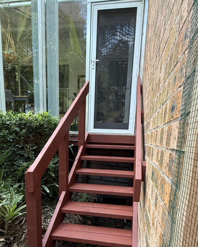 outdoor timber staircase Sydney